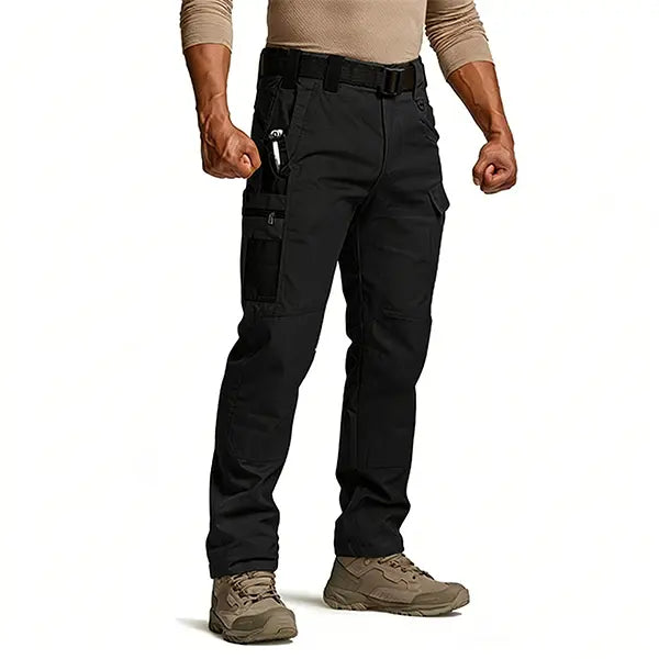 Men's Solid Color Tactical Work Pants