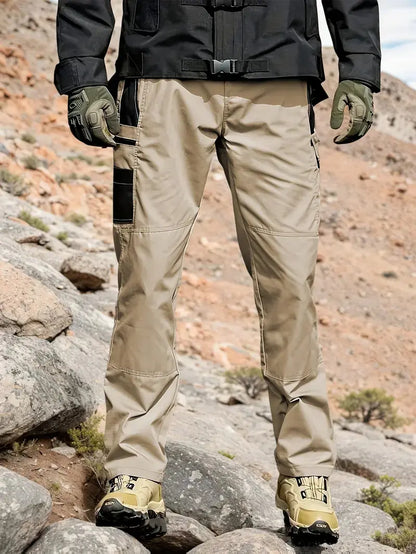 Men's Solid Color Tactical Work Pants