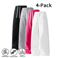 White + Rose Pink + Light Gray + Black